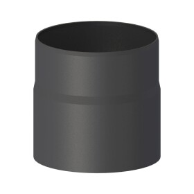 Stove pipe Ø 180 x 150 mm black