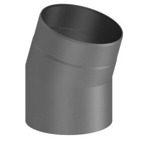 Elbow 30° stove pipe Ø 150 mm cast-grey