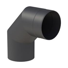 Elbow 90&deg; stove pipe &Oslash; 130 mm black