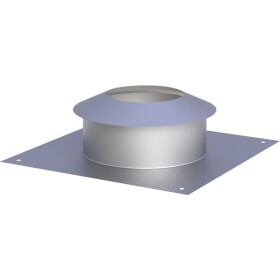 Top cover with weather collar 130 mm &Oslash;
