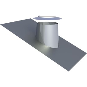 OEG Roof flashing 16-25° stainless steel Ø 180...