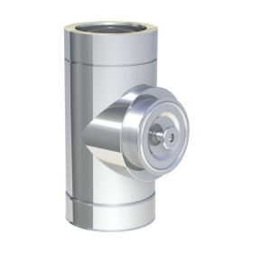 OEG Clean-out element stainless steel round with door