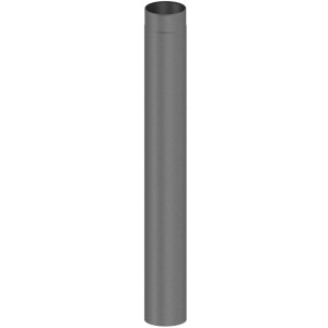 Stove pipe Ø 130 mm 1,000 mm cast-grey