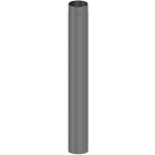 Stove pipe &Oslash; 130 mm 1,000 mm cast-grey