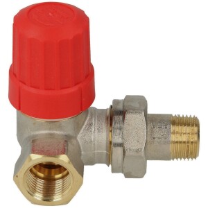 Corps de vanne Danfoss RA-N angle gauche 3/8", avec préréglage 013G0232