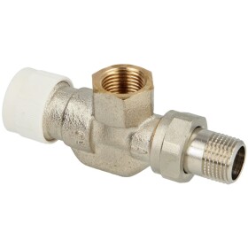 Oventrop valve body AV 9, axial 3/8&quot; with...