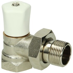 Heimeier manual radiator valve 1&quot; angle...