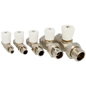 Heimeier manual radiator valve 1&frac14;&quot; straight...