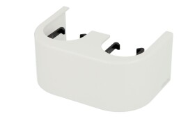 Coffrage design Simplex blanc pour bloc robinet bitube &eacute;querre F10094