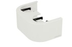 Coffrage design Simplex blanc pour bloc robinet bitube &eacute;querre F10094