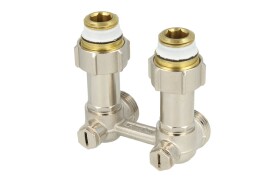 Simplex bi-tube valve block ET 1/50 angle form with...