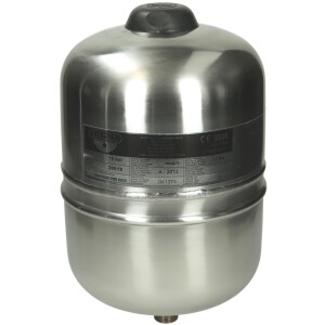 Zilmet pressure expansion vessel HYDRO PLUS INOX 2 litres ½"