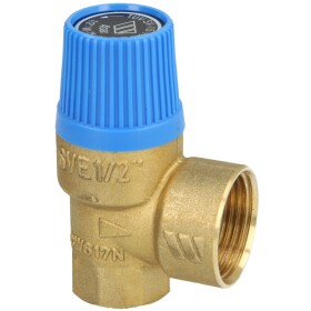 Sicherheitsventil f&uuml;r Trinkwasser 1/2&quot; 4 bar