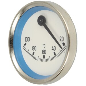 Thermomètre de contact excentrique bleu