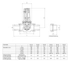 SYR r&eacute;gulateur de pression DN25 1,5 - 5 bar, mod&egrave;le 6243