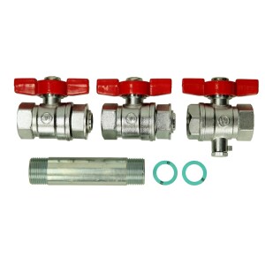 Set de montage pour calorimètre mesure directe 1/2" longueur 110 mm