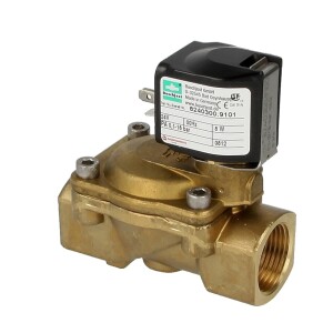 Solen. valve Buschjost 8240300.9101.0240 G3/4 6.0m³/h 0.1-16bar +90°C NBR 24VDC