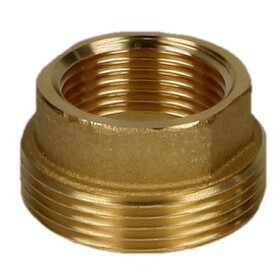 Screw-in element DN 25 1&frac12;&quot; ET x 1&quot; IT brass