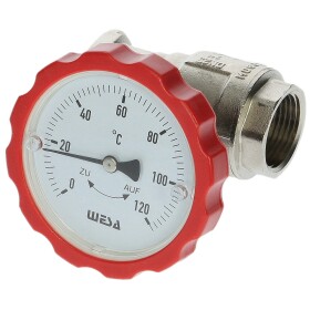 WESA-ISO-Therm pump ball valve 1&quot; with thermometer...