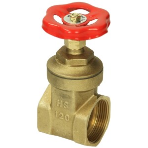 Socket gate valve 1¼" IT x 1¼" IT MS 58 up to 100°C TÜV-approved