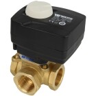 Watts 4-way mixer &frac34;&quot; with servo motor brass V4GB 20 kvs 4.0