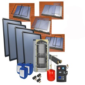 Set solaire OEG 4plus int&eacute;gration 4 capteurs