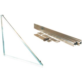 Flat-roof mounting set 4plus 7 collectors meander or harp...