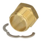 Screw connection 1&quot; ET for stainless steel corrugated pipes