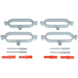 Solar oval clamp set DN 25