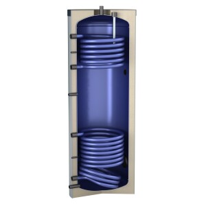 OEG solar storage tank TWS 800-2 with 2 smooth-pipe heat exchangers