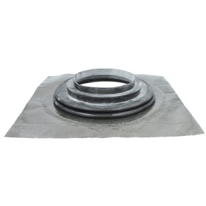 Aluminium butyl sealing sleeve 350 x 350 mm Ø 150 - 165 mm