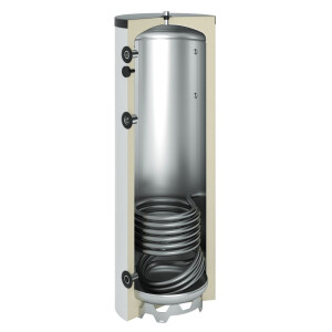 OEG Buffer storage tank 500 litres with 1 smooth pipe heat exchanger