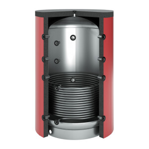 OEG Buffer storage tank 4,000 litres with 1 smooth pipe heat exchanger