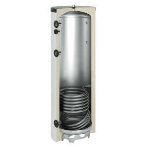 OEG Buffer storage tank 150 litres with 1 smooth pipe heat exchanger