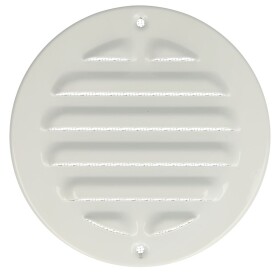 Upmann weather protection grill round white 100 mm