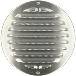 Upmann weather protection grill round stainless steel brushed 200 mm