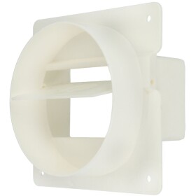 Clapet de retenue canal plat/rond Ø 125 mm horizontal