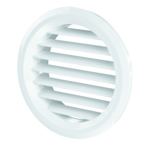 Furniture ventilation lattice, round, fitting dim. Ø 47 mm, ext. Ø 52 mm