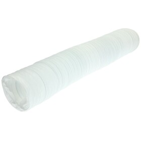 ventilation hose, &Oslash; 100 mm, white, 6m,- 5&deg; to...