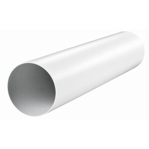 Upmann round pipe 0,5 m, system 125 Ø ext.128mm,Ø int. 124mm, up to 600 m³/h