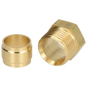 connector set oil filter, Oventrop, 3/8&quot; x 12 mm,...