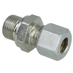 Male stud coupling 3/8&quot; x 10 mm with cylindrical thread