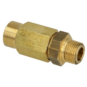 Double ball non-return valve 1/4" x 3/8"