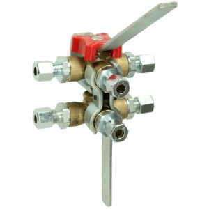 Double diverter valve DUV 8 mm