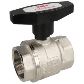 Brass ball valve 2&quot; IT/IT, DN 50 with ISO-T handle,...