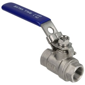 Robinet à bille 3/8" FF/FF inox