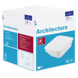 Villeroy & Boch Architectura Combi-Pack DirectFlush, CeramicPlus 5685HRR1