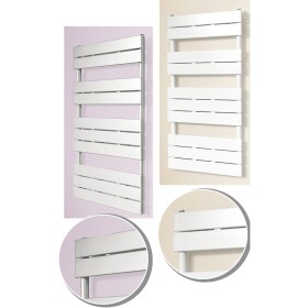 OEG bathroom radiator Samoa 1,031W white middle connection