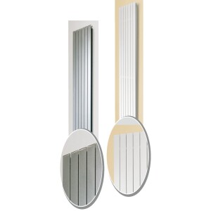 OEG design room-radiator Tuvalu double 2,540 W white middle connection