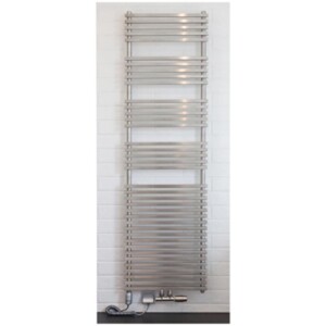 OEG radiateur SDB Isola 489 W acier inox brossé raccord central